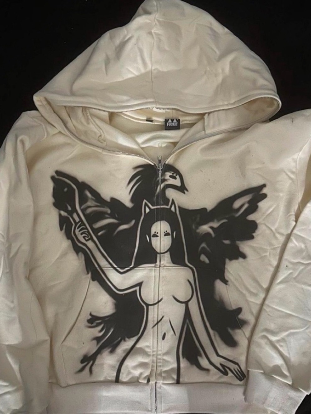 Fenix Full Zip Up Hoodie Size Large